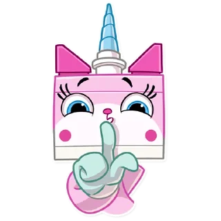 Sticker 🤫 Unikitty