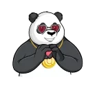 Video sticker ❤️ Qwertycoin Panda @qwertycoin