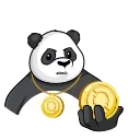 Video sticker 💸 Qwertycoin Panda @qwertycoin