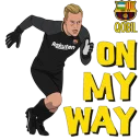 Sticker 🏃 QOBIL  BARCA