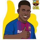 Sticker 👍 QOBIL  BARCA