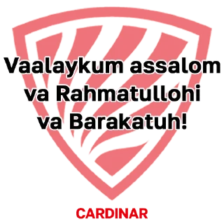 Video sticker ✋ CARDINAR