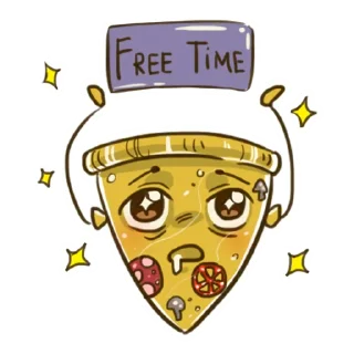 Sticker 😢 Pizza boi