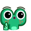 Video sticker 😨 Froggo In Love