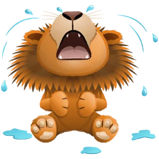 Sticker 😢 ⚡️☈ⲇͥⲩͣⲟͫ🦁