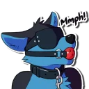 Sticker 🤐 Azul Pup!