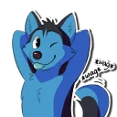 Sticker 😘 Azul Pup!