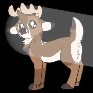 Video sticker 🦌 Deer Stickers by Pulexart.com