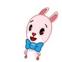 Video sticker 👍 Bowtie Bunny