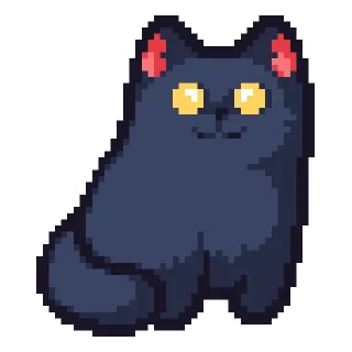 Video sticker 🙂 thepixelcats (by @thepixelphoenix)