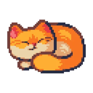 Video sticker 😴 thepixelcats (by @thepixelphoenix)