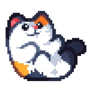 Sticker ☺️ thepixelcats (by @thepixelphoenix)