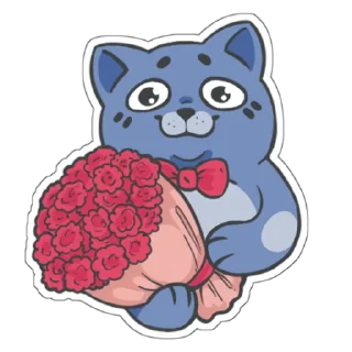 Sticker 🌷 Котик Флай