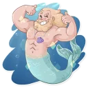 Video sticker 👍 Merman