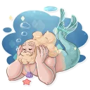 Sticker 😴 Merman