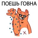 Video sticker 💩 Лис - на хую повис @lis_blog