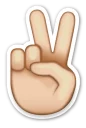 Sticker ✌ Emoji Gestures XL - S4T.tv