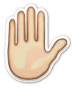 Sticker ✋ Emoji Gestures XL - S4T.tv