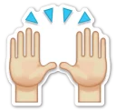 Sticker 🙌 Emoji Gestures XL - S4T.tv