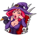 Sticker 😴 Morgana the Witch