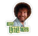 Sticker 🌲 BobRoss