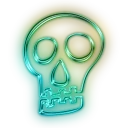 Sticker 💀 Green Neon By Maximus10M