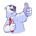 Video sticker 👍 Polar Bear