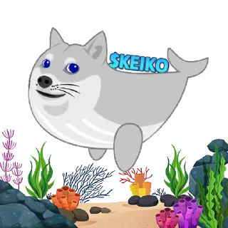 Sticker 🐳 Keiko