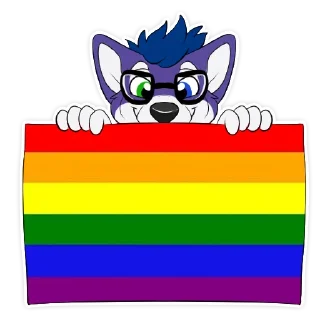 Sticker 🏳️‍🌈 Daxxwolfe