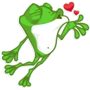 Sticker 😘 Mr. Green Frogo