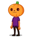 Video sticker 😨 Pumpkin Man