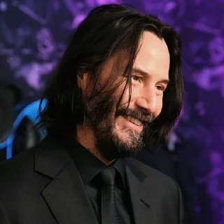 Sticker 😄 Keanu Reeves ¦ @figurinhasWa