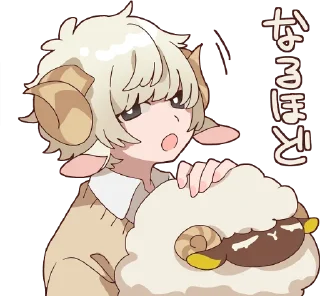 Video sticker 🐏 Sheep and black goat :: @line_stickers