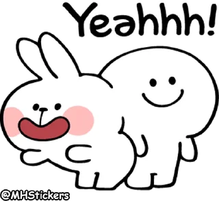 Video sticker 😝 @MHStickers Spoiled Rabbit Onomatopee