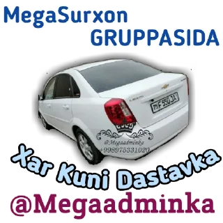 Sticker 🚕 Megasurxon gruppasi