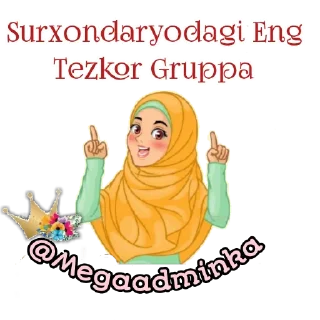 Sticker 👍 Megasurxon gruppasi