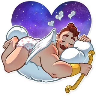 Sticker 😴 Cupid