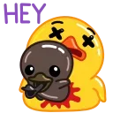 Video sticker 👋 Halloween Duck