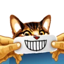 Sticker 😬 Meme The Cat