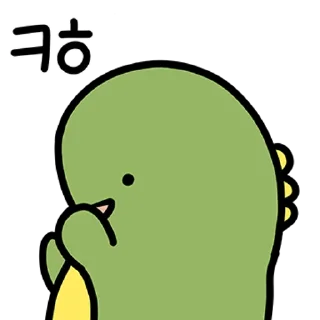 Sticker 💬 머리가 동그란 용구 By @KakaoEmoticon