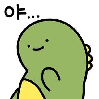 Sticker 💬 머리가 동그란 용구 By @KakaoEmoticon