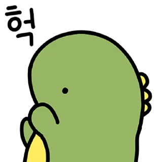 Sticker 💬 머리가 동그란 용구 By @KakaoEmoticon