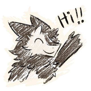 Sticker 👋 Paixao the Eastern Sergal @TatoTots2