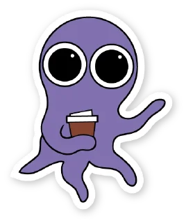 Sticker 😶 octopus