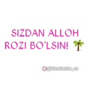 Sticker 🌷 🌷 @Muminalar_uz 🌷