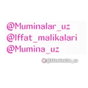 Sticker © 🌷 @Muminalar_uz 🌷