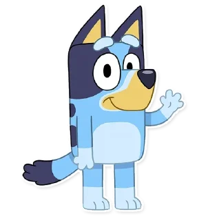 Video sticker 👋 Unofficial Bluey