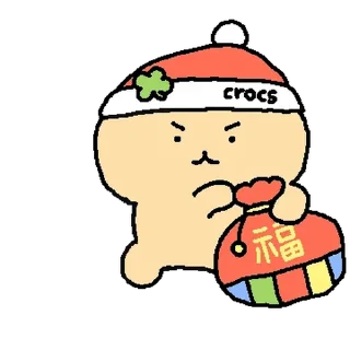 Video sticker 💬 크록스 X 망그러진 곰 By @KakaoEmoticon