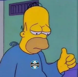 Sticker 😔 Stickers Grêmio ➤  @GrupoGremioFuture