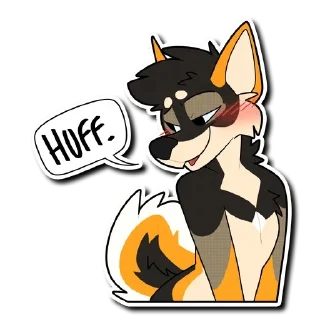 Sticker 😌 @frostedpawde — @stckrRobot